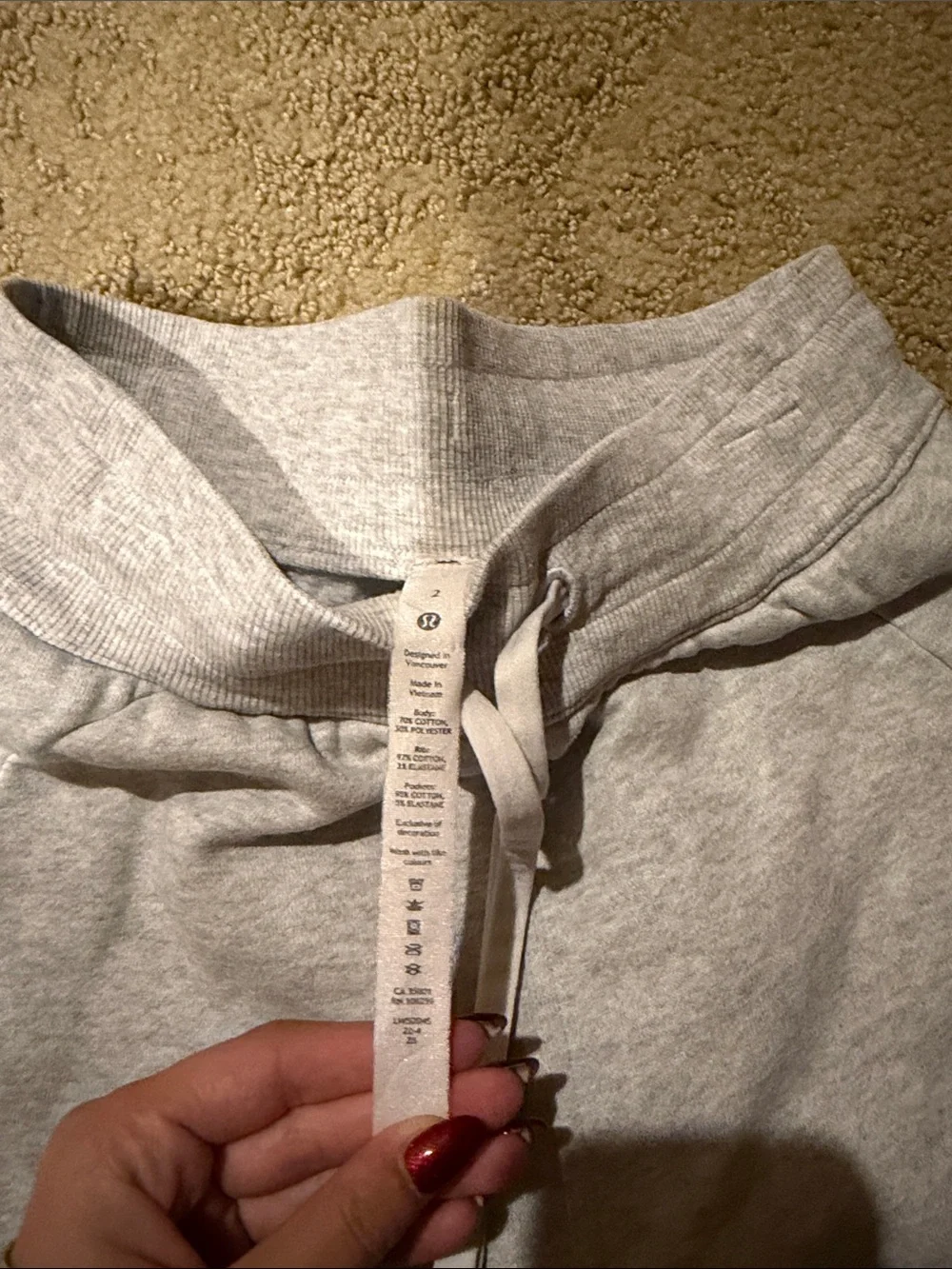 Lululemon Grey Sweatpants - Size 2